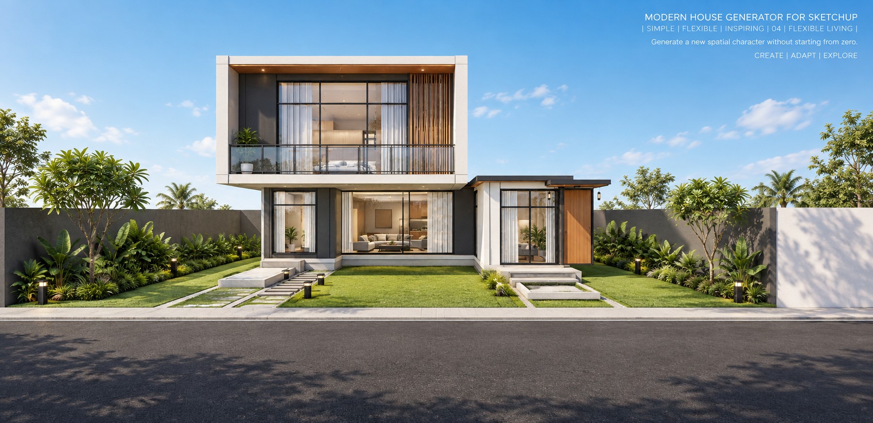 Generated modern residential concept