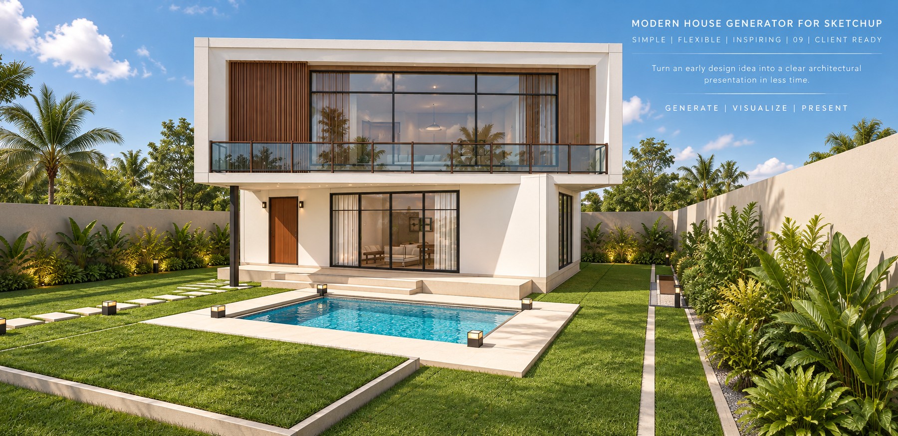Modern residence concept E